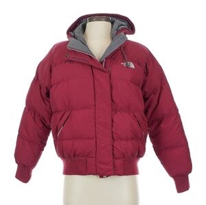 Kids Burgundy Puffer Jacket
